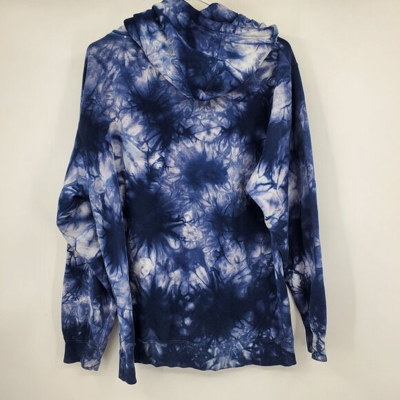 Yee Yee Apparel Granger Smith Blue Tie Dye Pullover Hoodie Sweatshirt Large - Picture 2 of 5